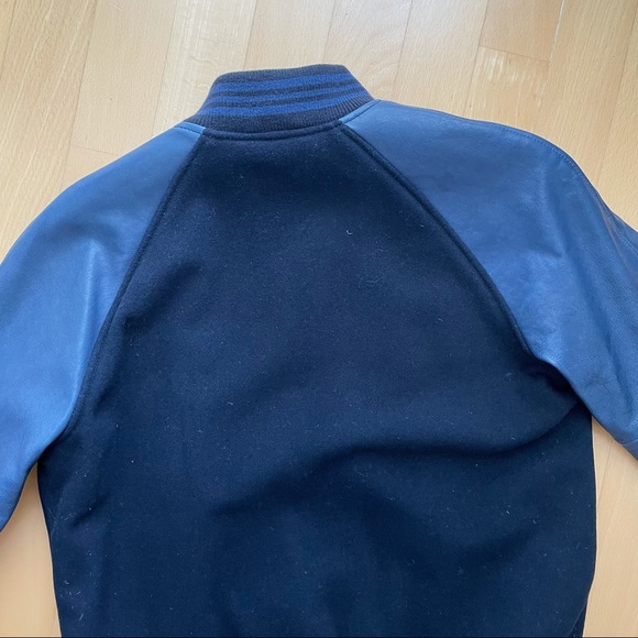 Gap Leather Wool Varsity Jacket - Picture 13 of 14